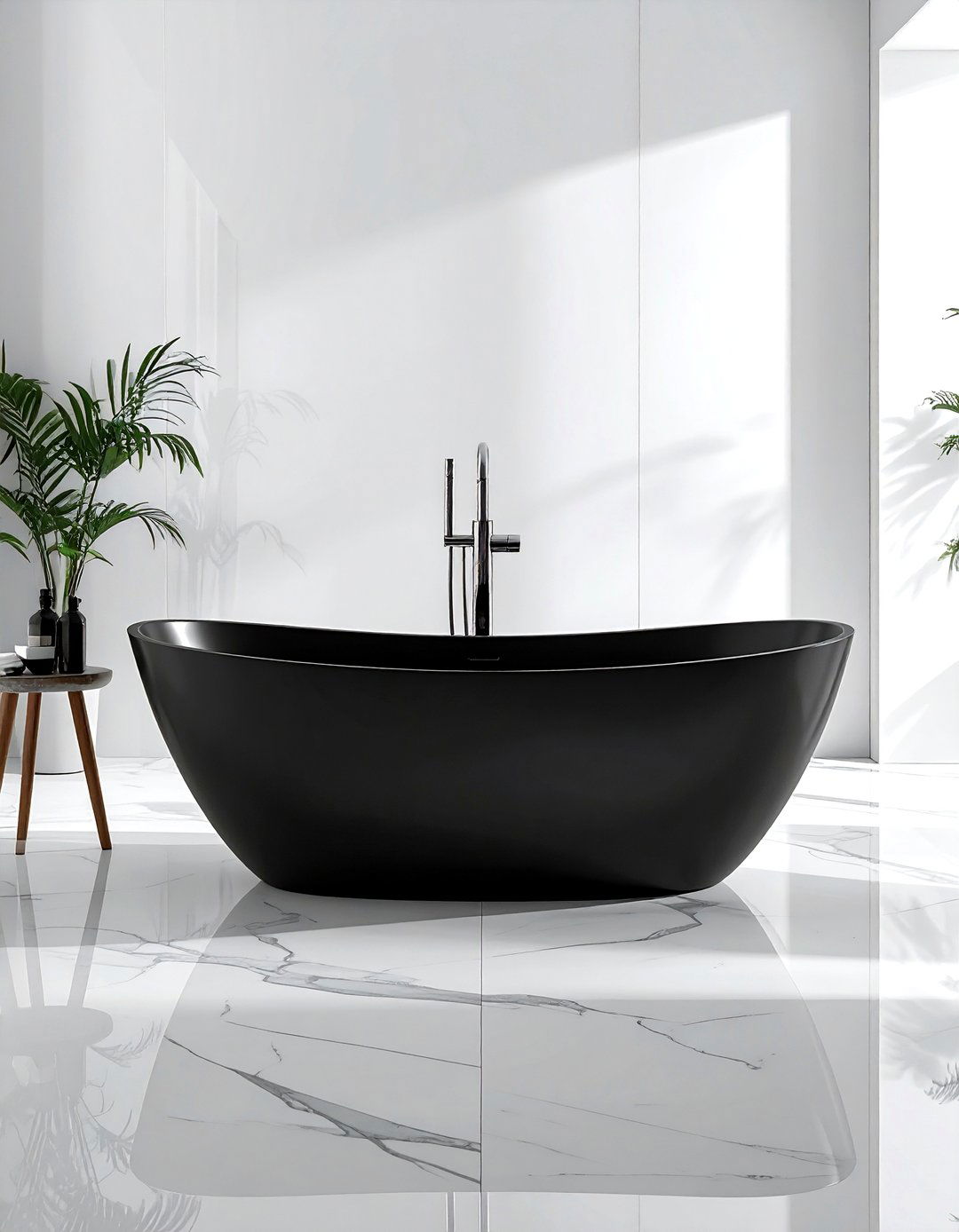 Freestanding Tub Centerpiece Layout - 30 bathroom furniture placement