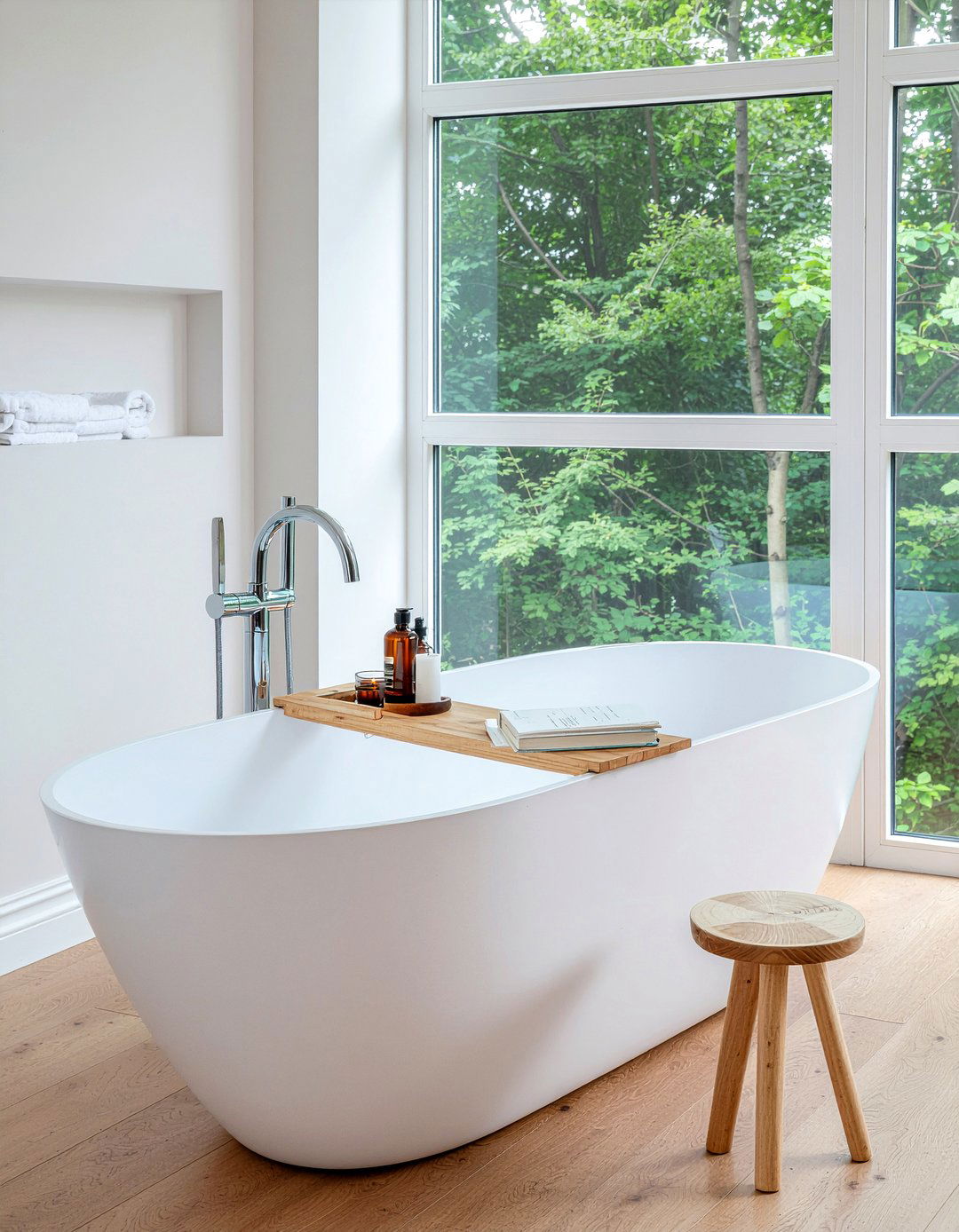 Freestanding bathtub - 30 bathroom trendy element ideas