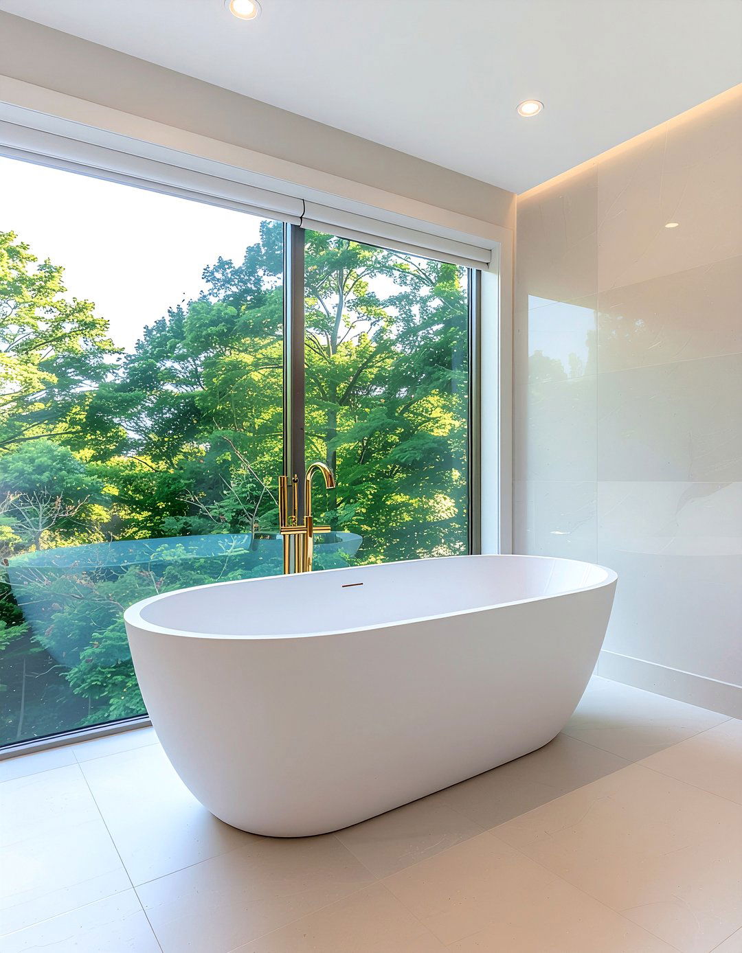 Freestanding bathtub - 30 bathroom glow-up ideas