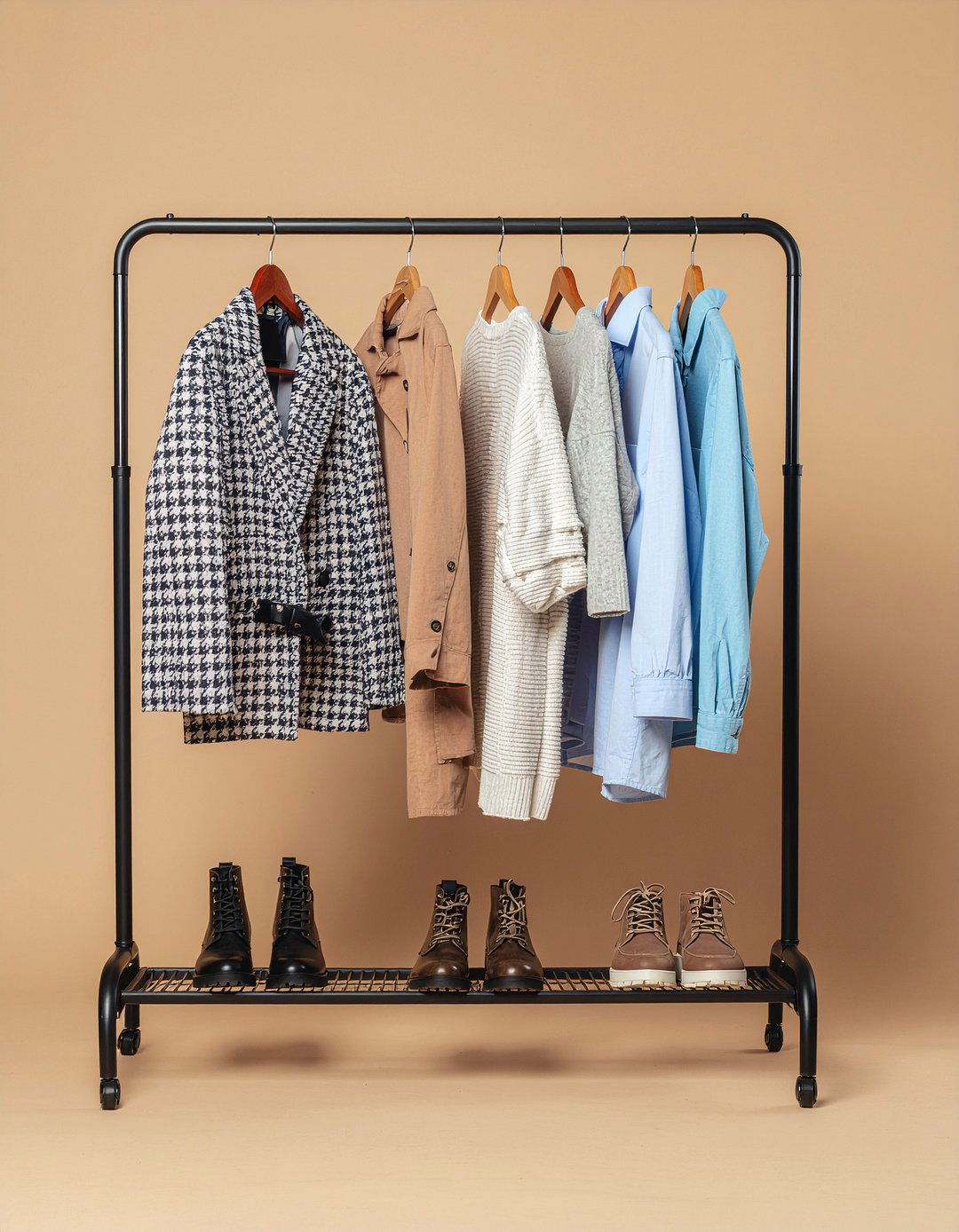 Freestanding garment rack - 30 bedroom closet dividers