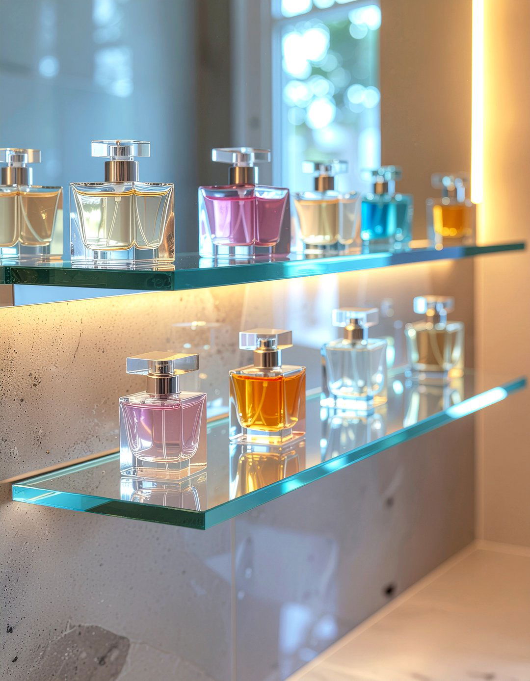 Freestanding glass shower cabin - 30 glass bathroom ideas