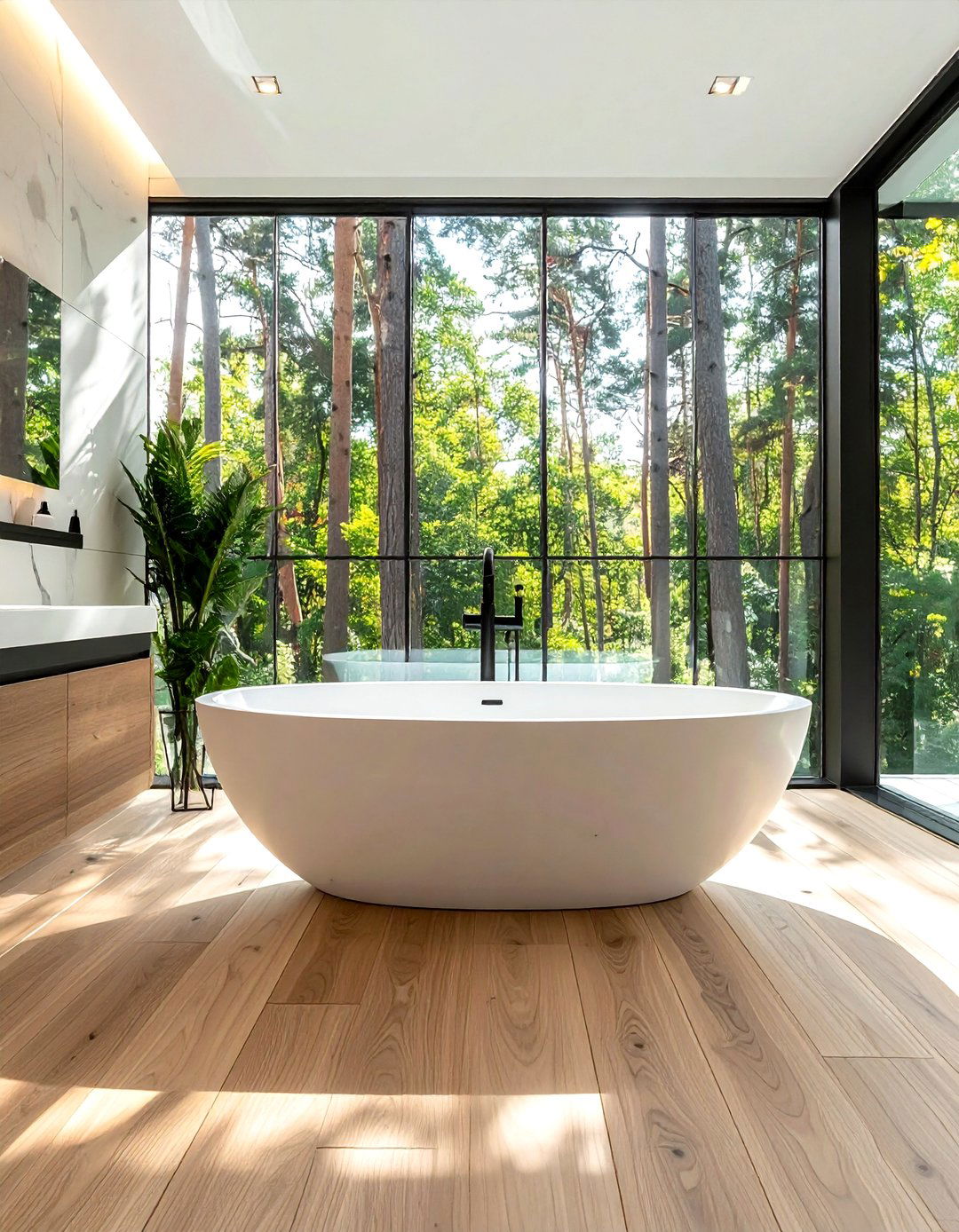 Freestanding jetted bath - 30 whirlpool tub ideas