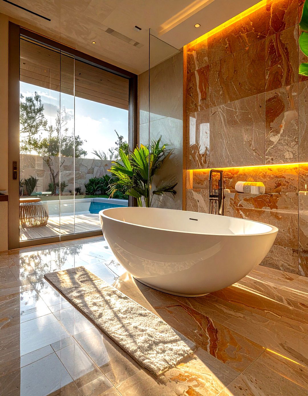 Freestanding soaking tub - 30 Southern bathroom ideas