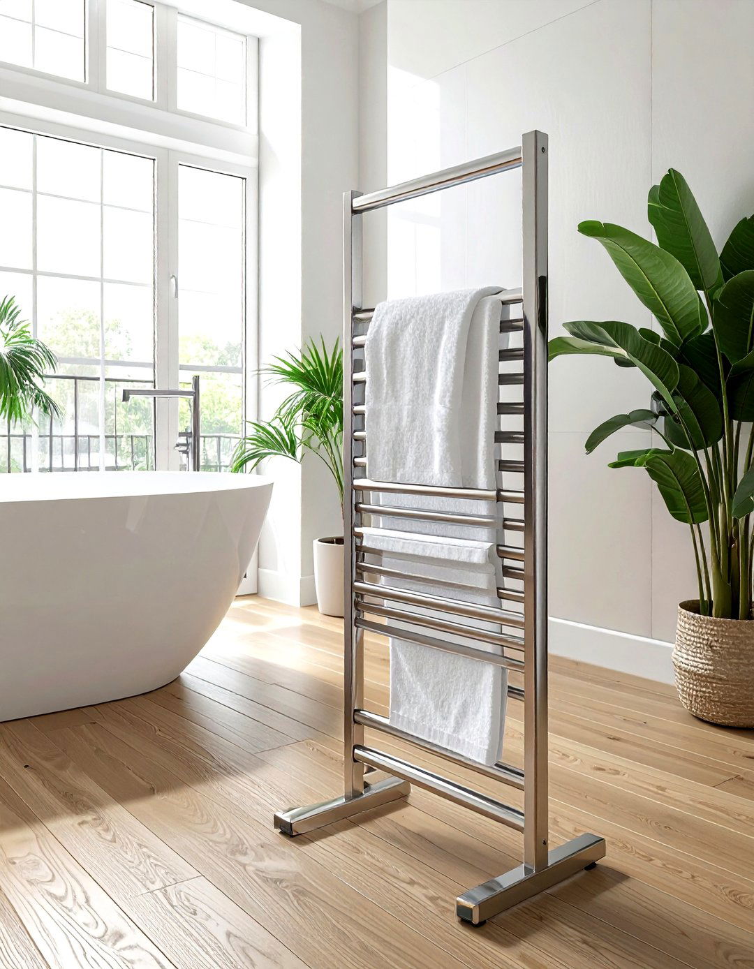 Freestanding towel warmer - 30 towel warmer ideas