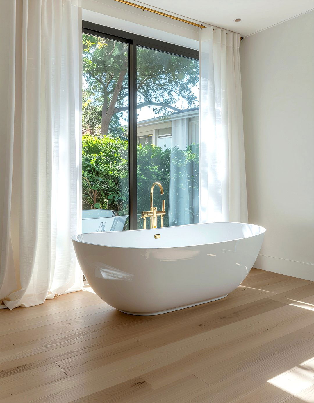 Freestanding tub - 30 bathroom proportion ideas