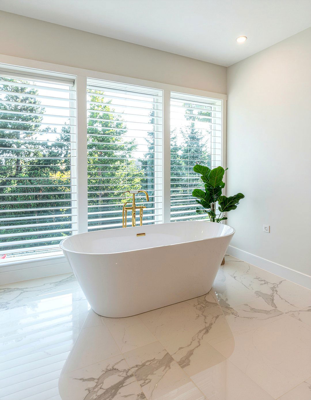 Freestanding tub ranch style - 30 ranch bathroom ideas