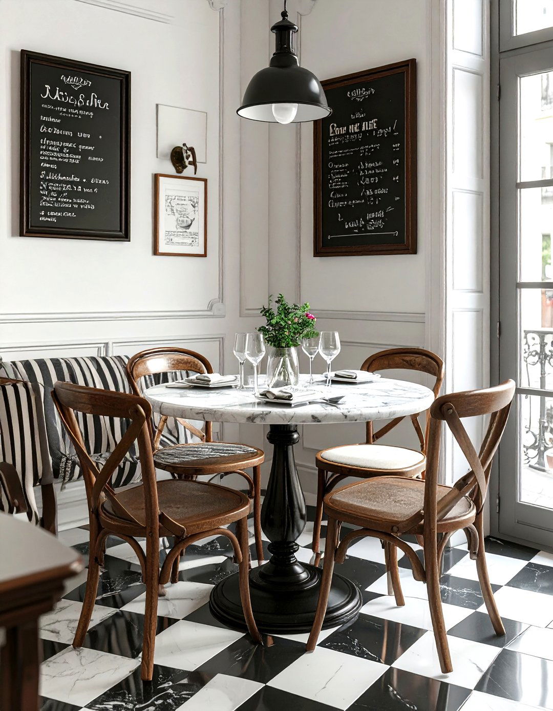 French Bistro Dining Room - 30 French dining room ideas