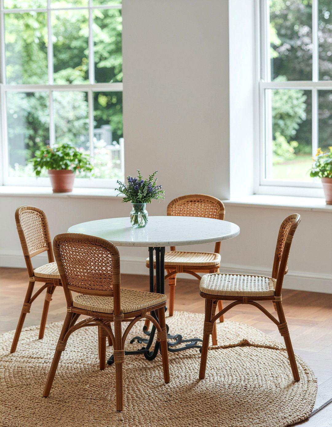 French Bistro Dining Set - 30 Parisian dining room ideas