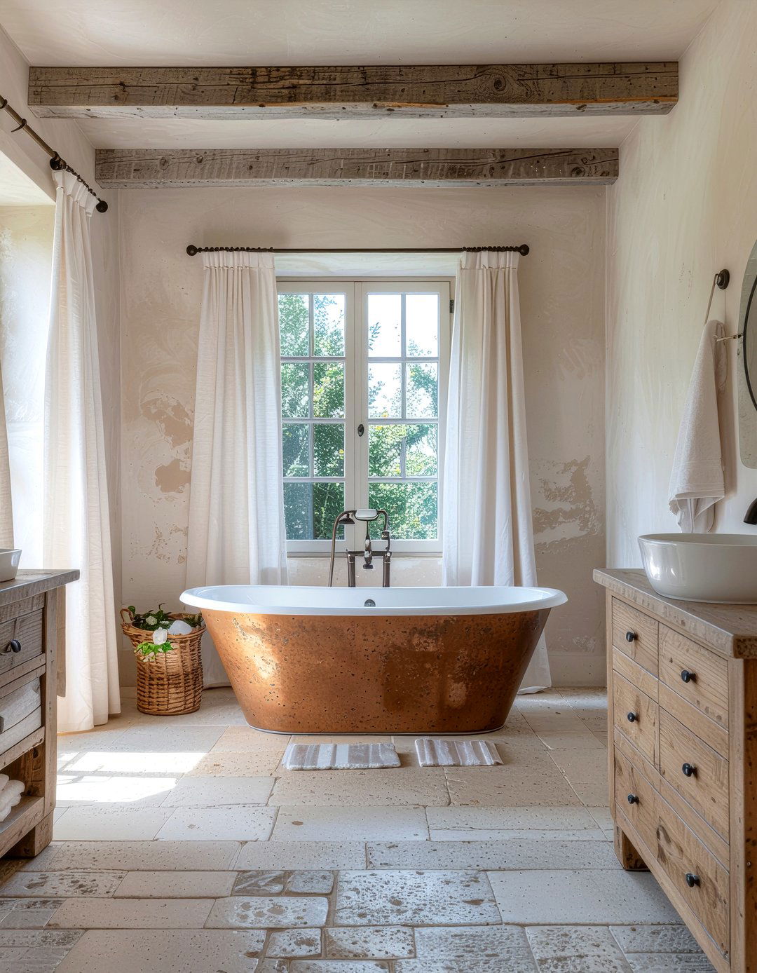 French Country Bathroom - 30 bathroom design history ideas