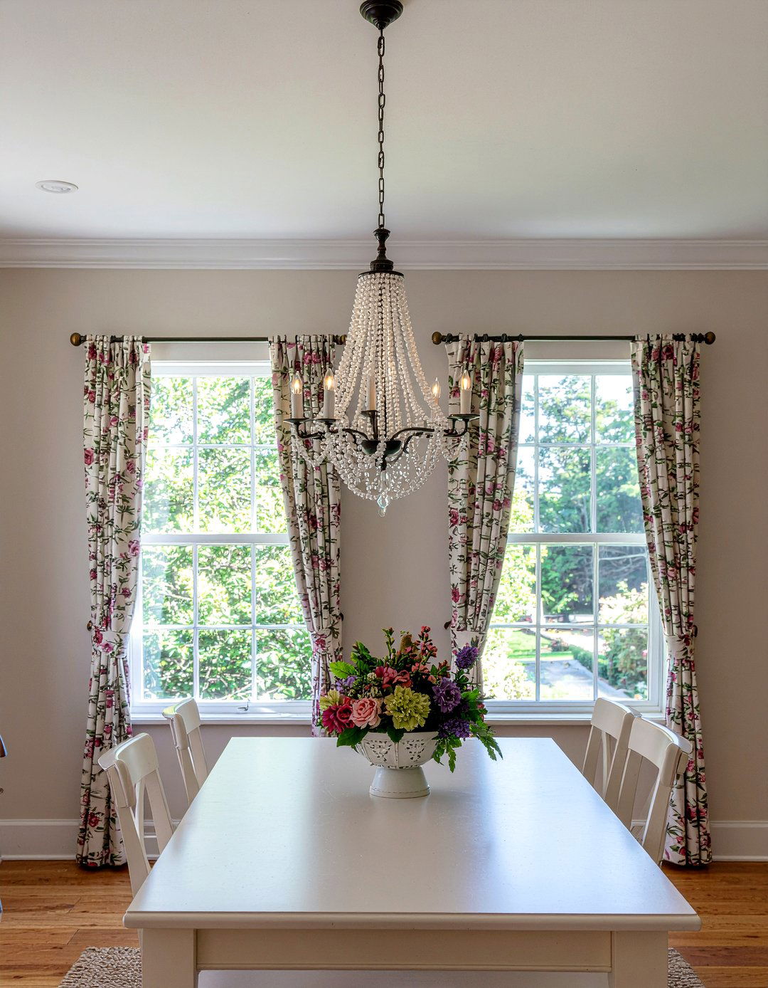 French Country Beaded Chandelier - 30 beaded chandelier dining room ideas