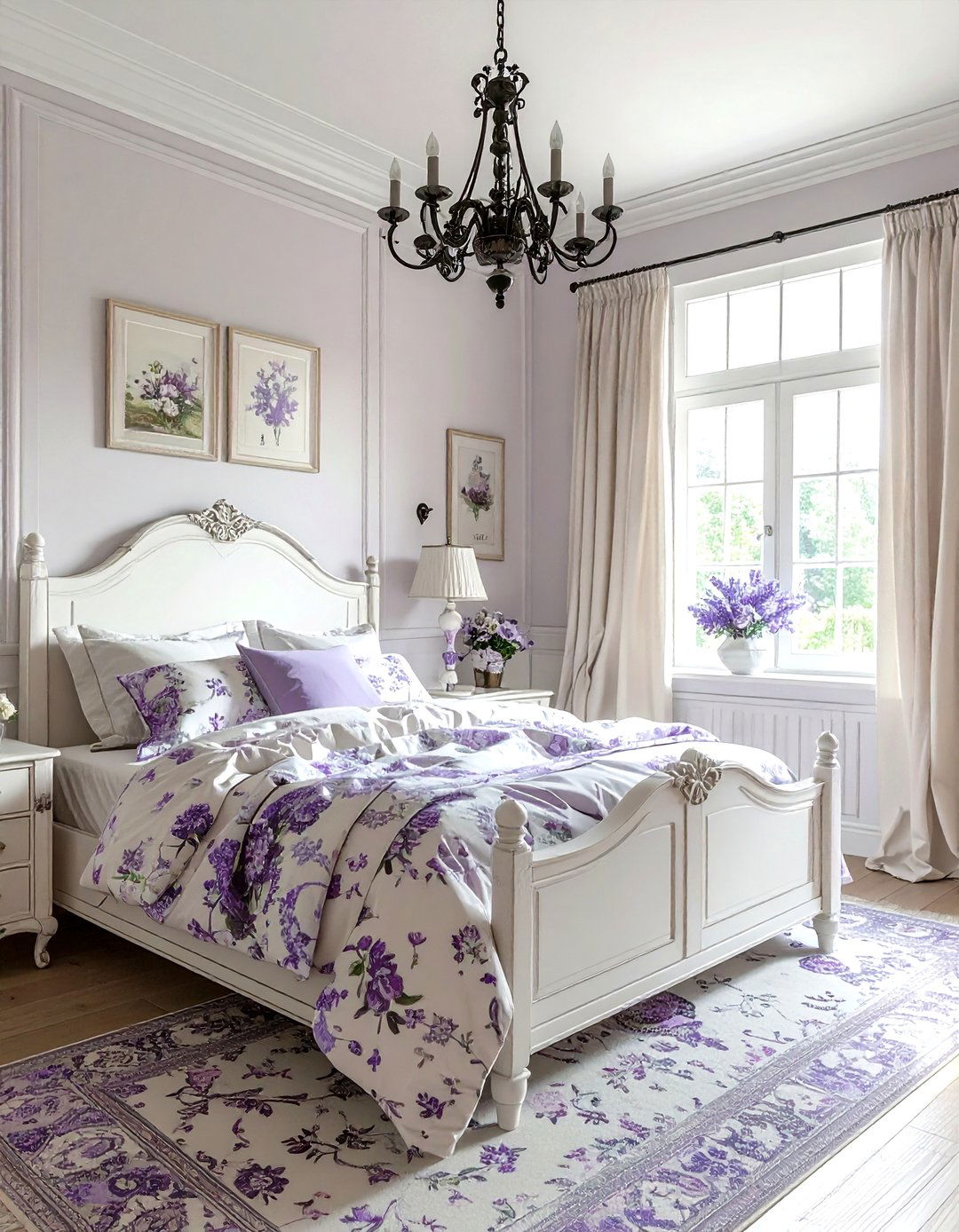 French Country Bedroom - 30 model home bedroom ideas