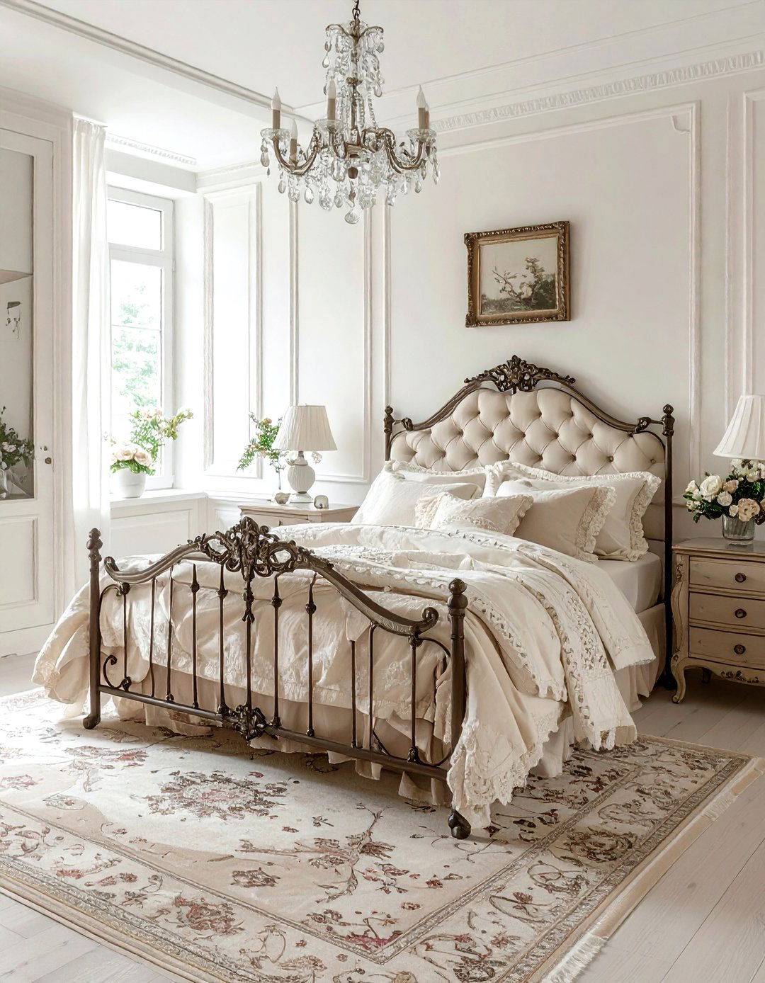 French Country Beige White Bedroom - 30 beige and white bedroom ideas