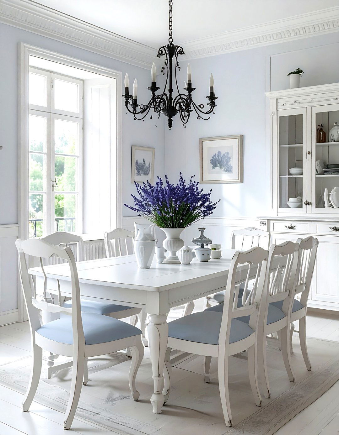 French Country Dining Room - 30 cozy evening dining room ideas