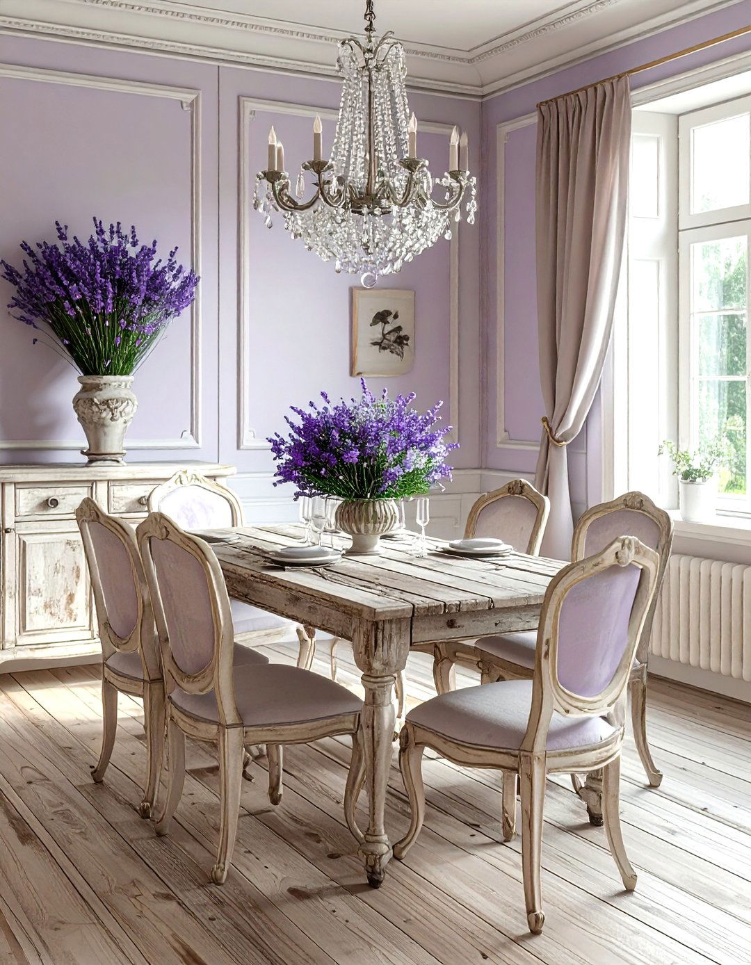 French Country Dining Room - 30 show home dining room ideas