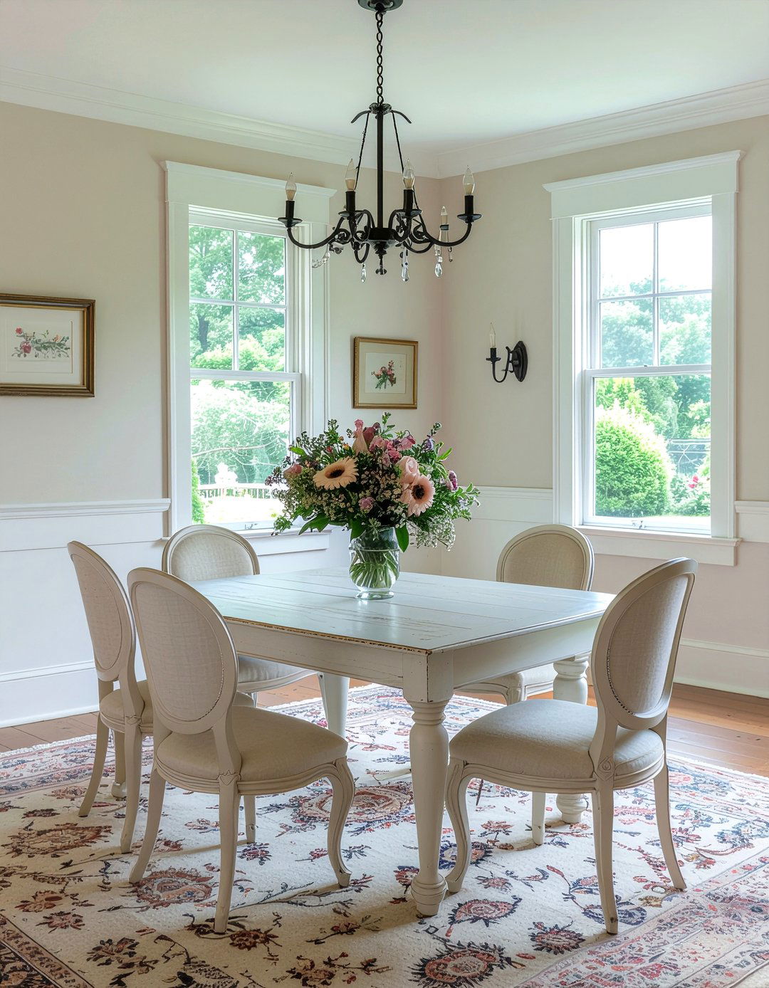 French Country Farmhouse - 30 farmhouse dining room ideas