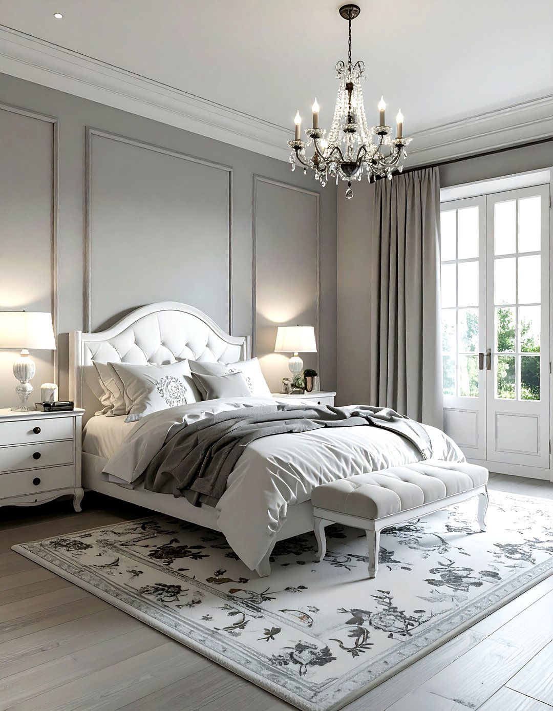 French Country Grey Farmhouse Bedroom - 30 farmhouse grey bedroom ideas