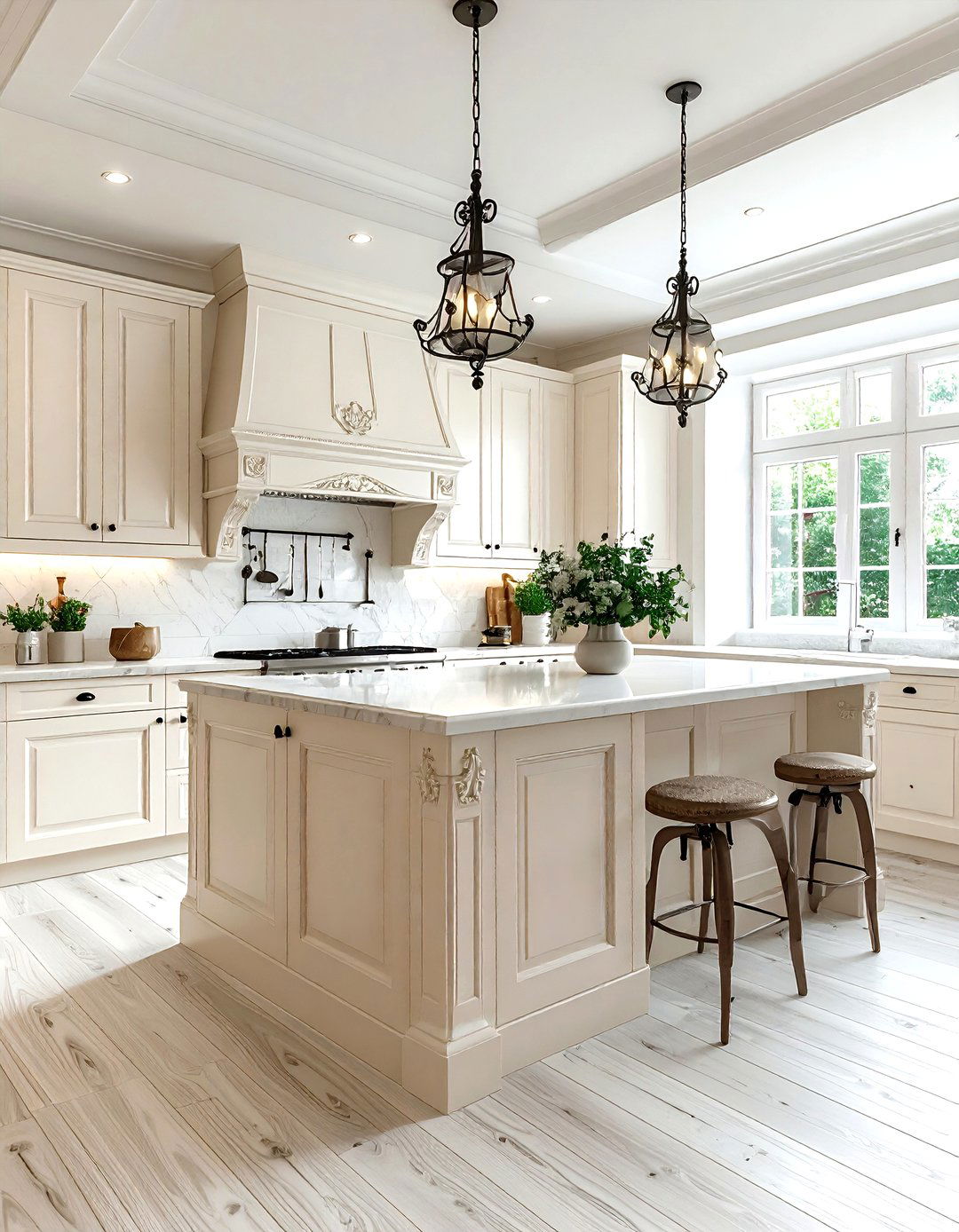 French Country Kitchen LVP - 30 LVP floor kitchen ideas