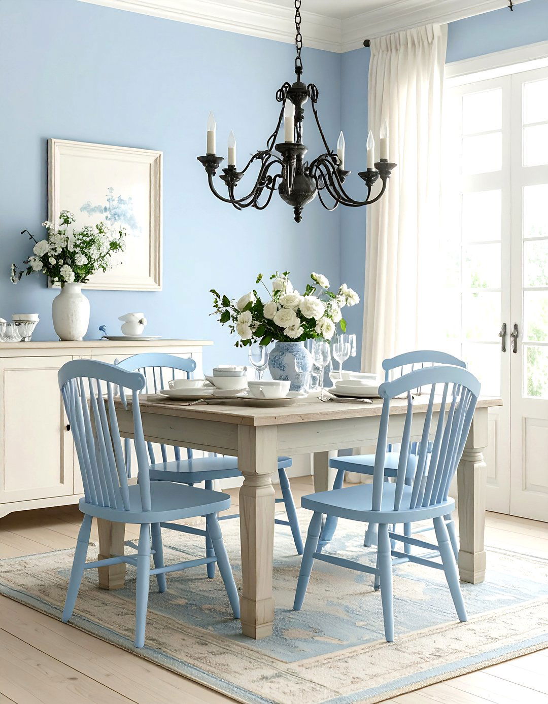 French Country Ladderback - 30 ladderback dining chair ideas