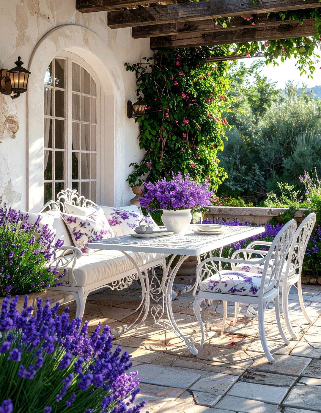 French Country Patio - 30 patio dining ideas