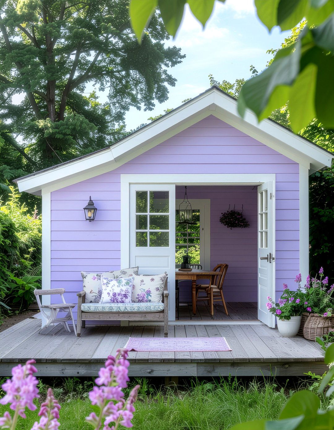 French Country She Shed - 30 she shed living room ideas