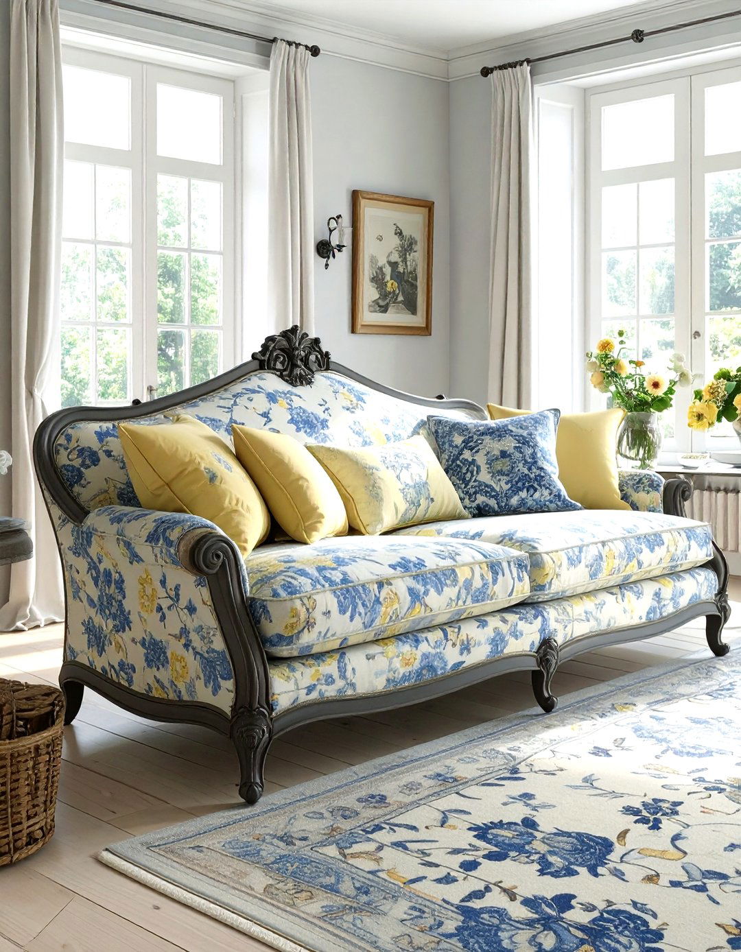 French Country Slipcovered Sofa - 30 living room slipcovered sofa ideas