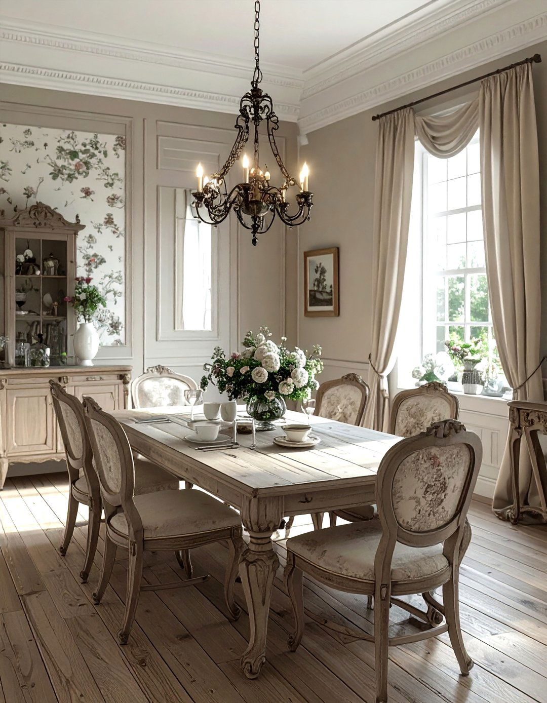 French Country Taupe Dining Room - 30 taupe dining room ideas