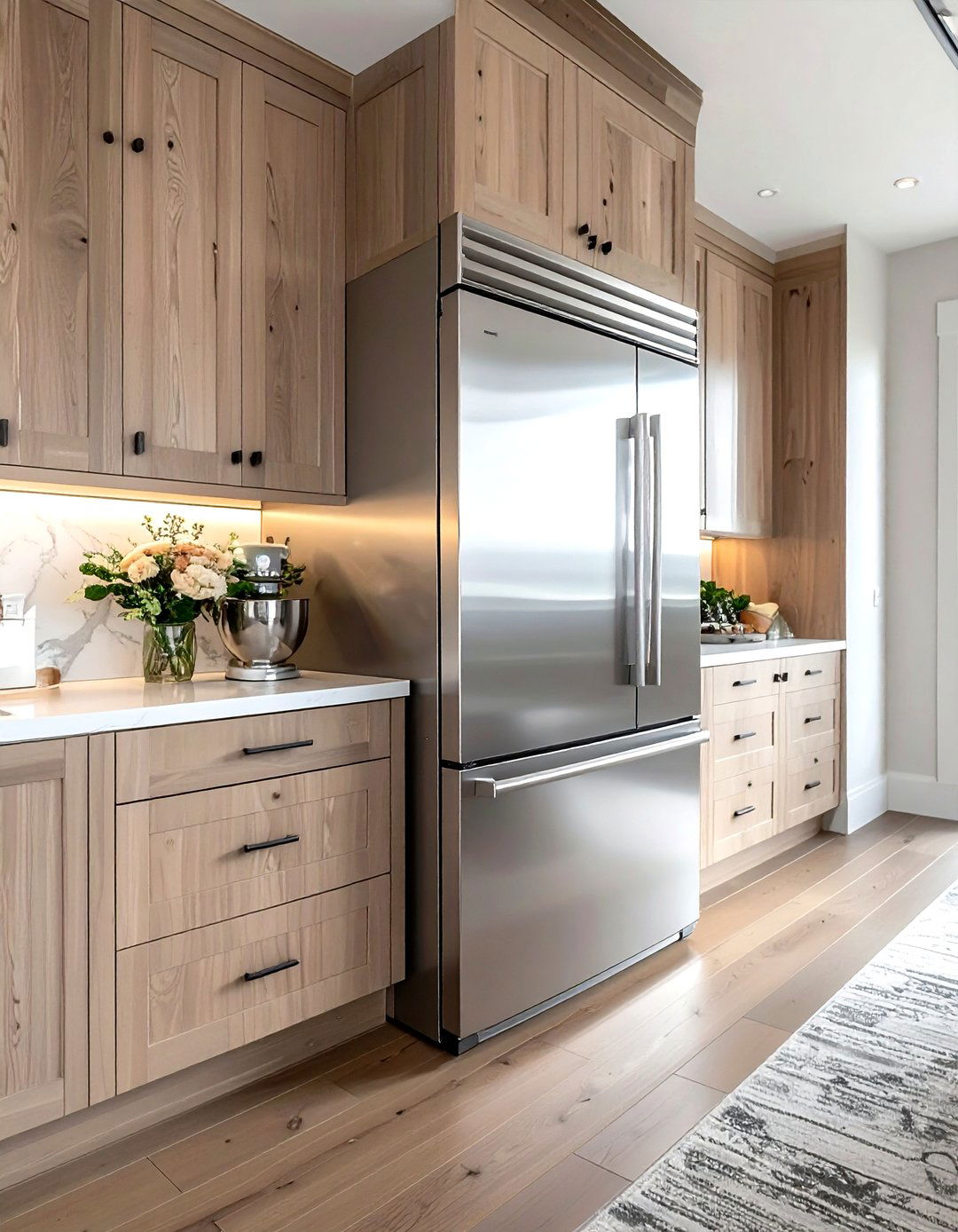 French Door Refrigerator - 30 American country kitchen ideas