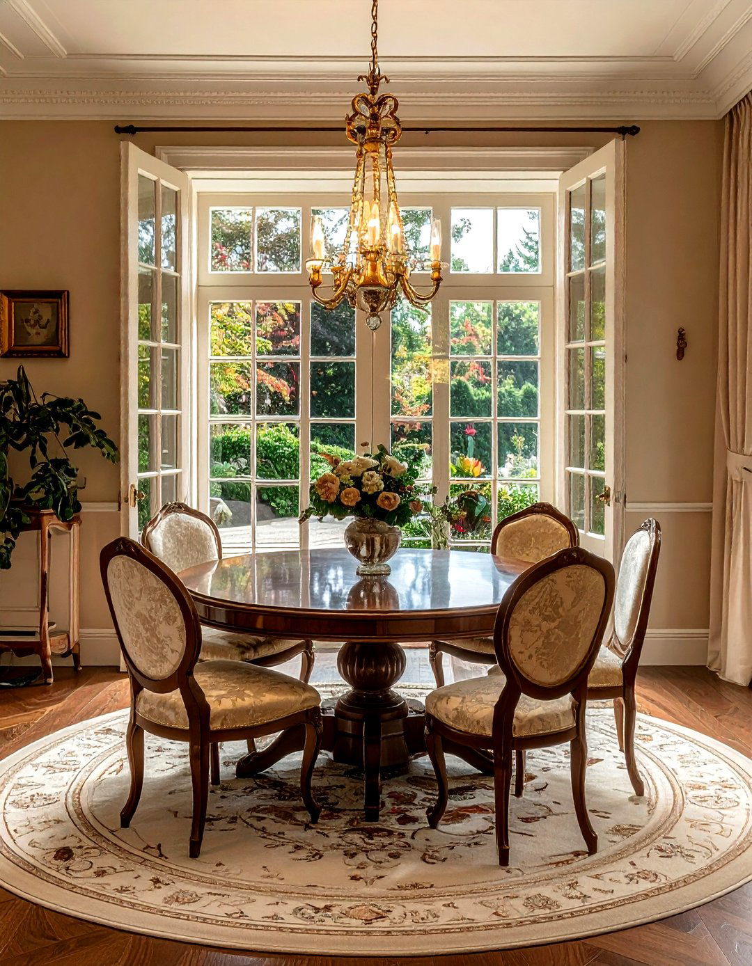 French Doors - 30 dining room natural lighting ideas