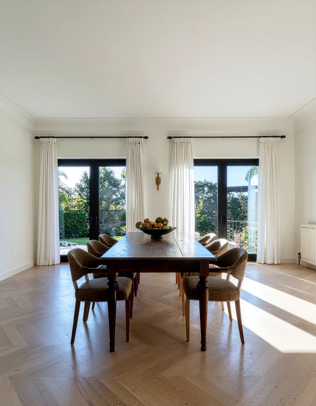 French Doors - 30 mansion dining room ideas