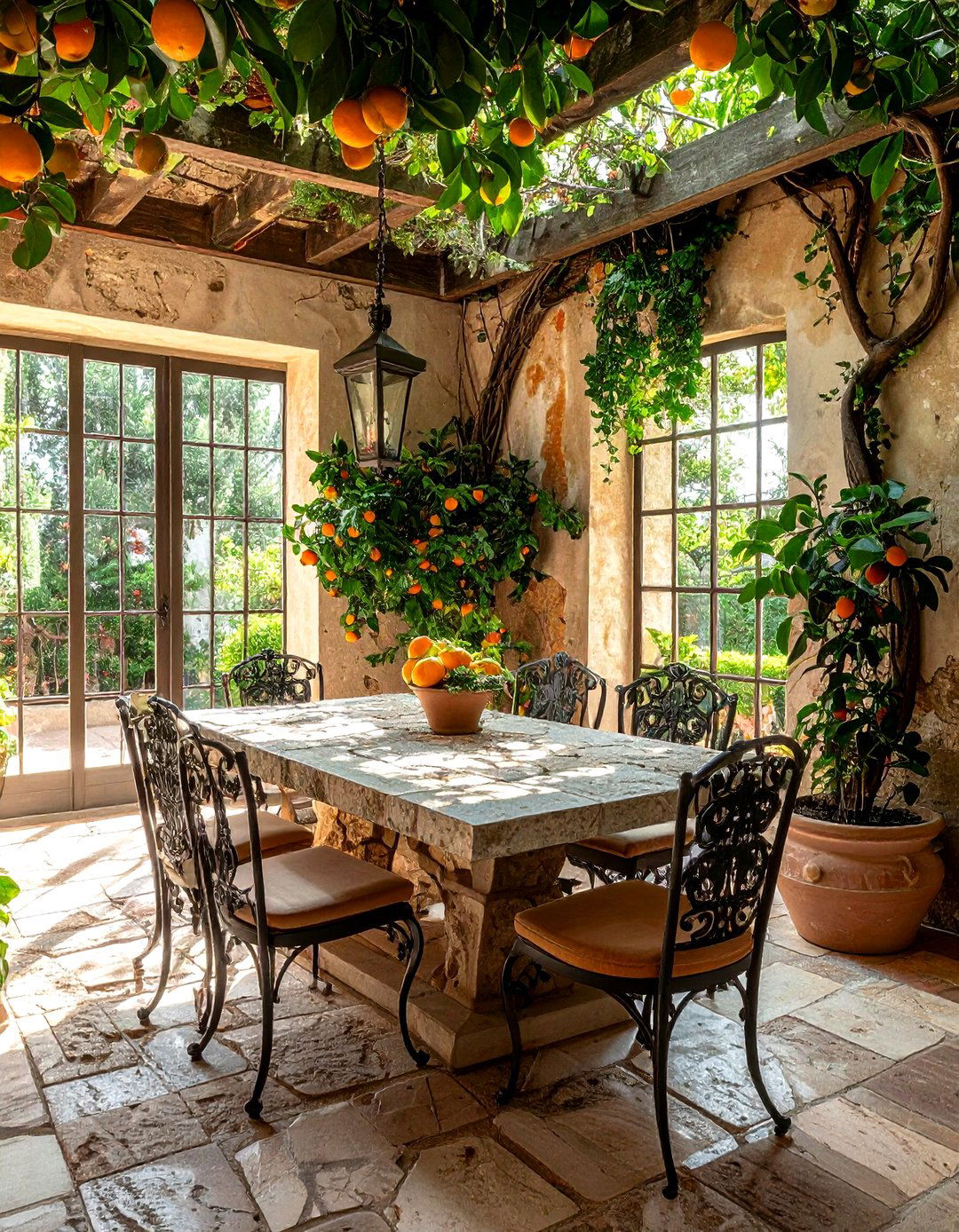 French Garden Dining Room - 30 French dining room ideas