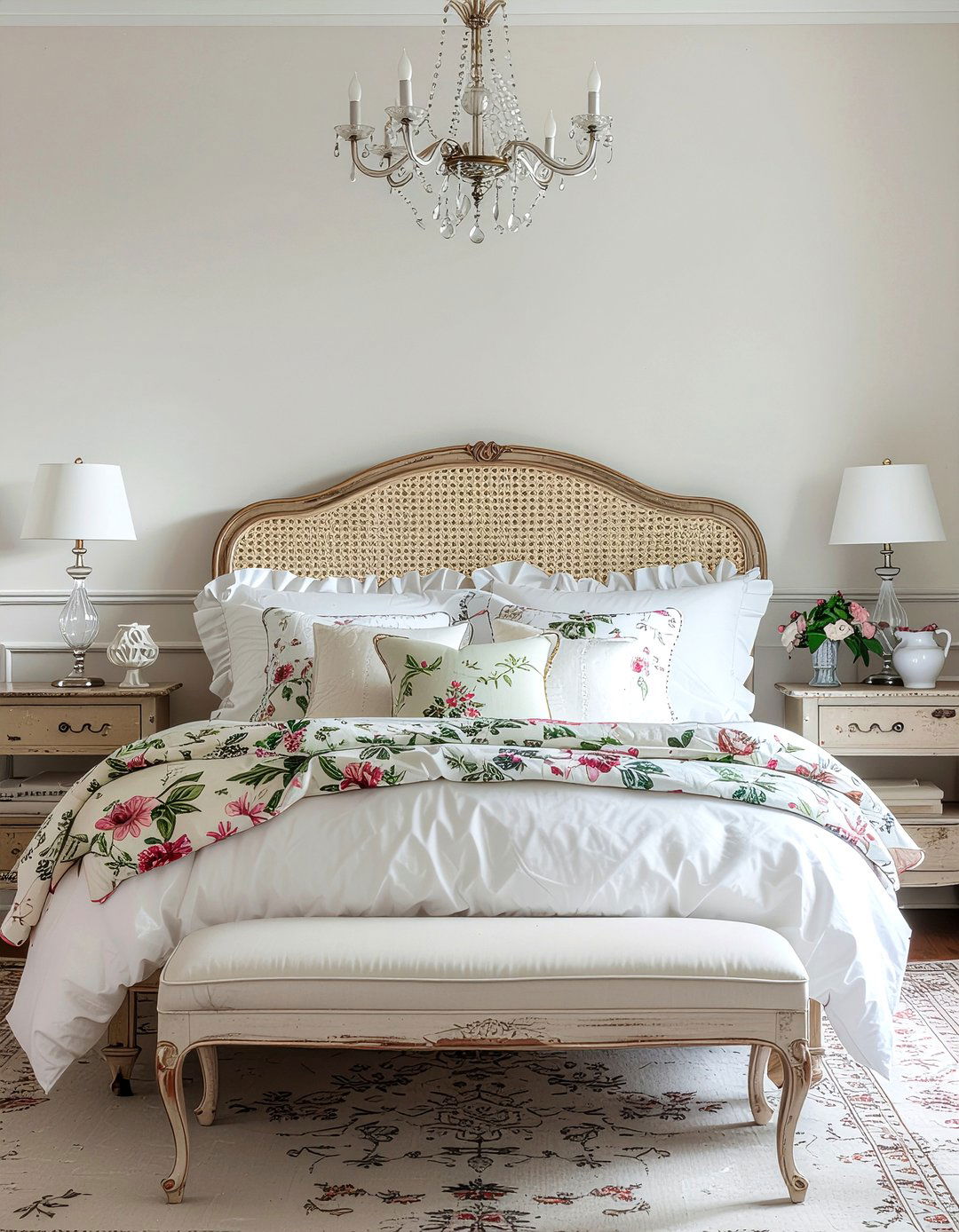 French Provincial Cane Headboard - 30 bedroom cane headboards