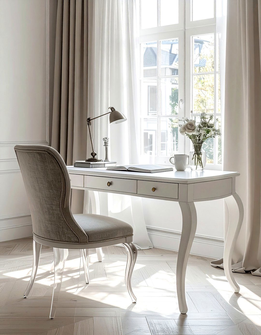 French Provincial Desk - 30 secondhand bedroom ideas