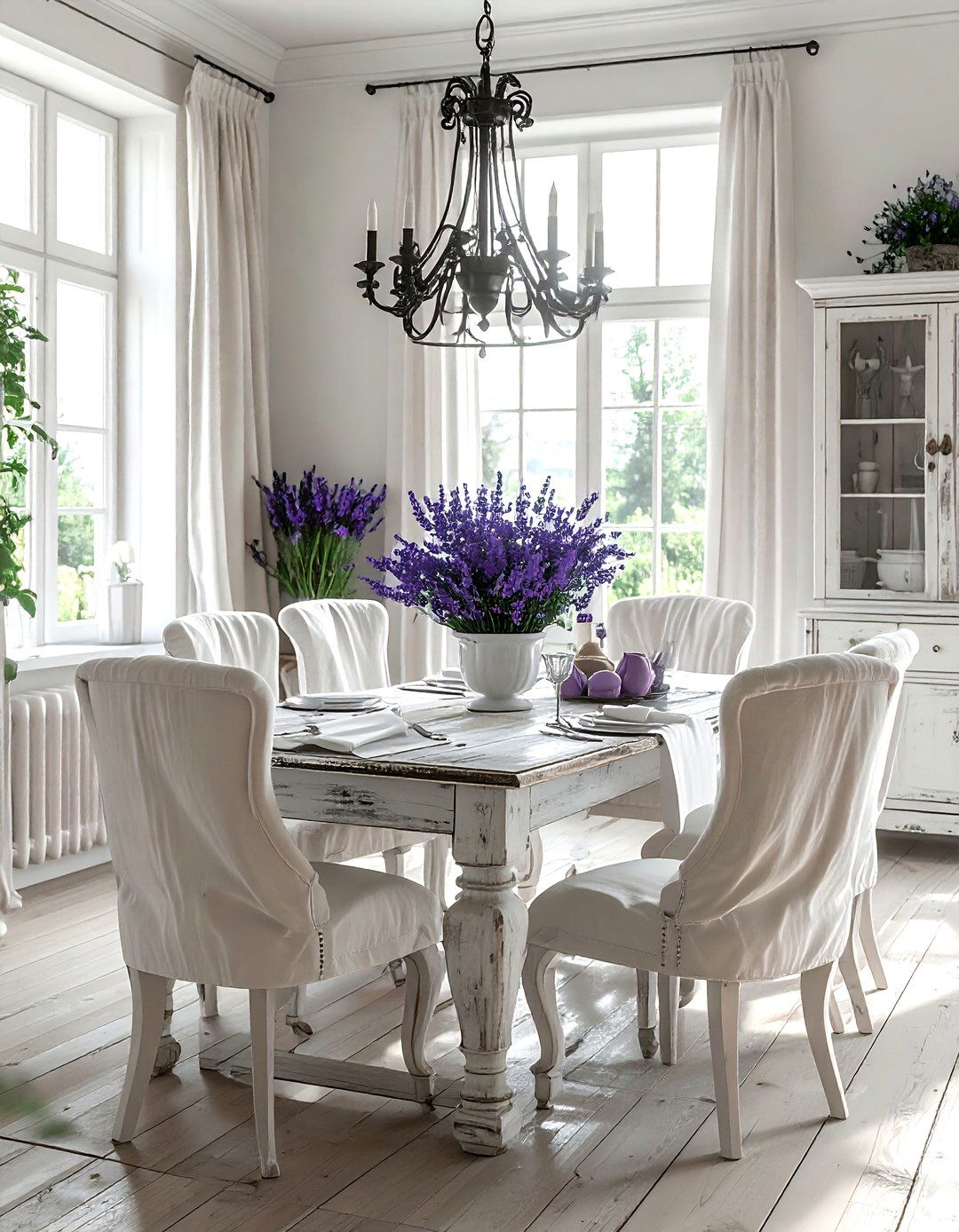 French Provincial Dining Area - 30 period home decor ideas