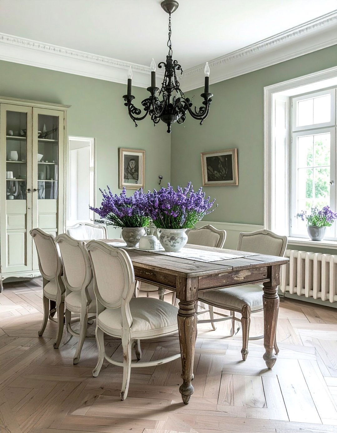French Provincial Dining Room - 30 antique dining room ideas