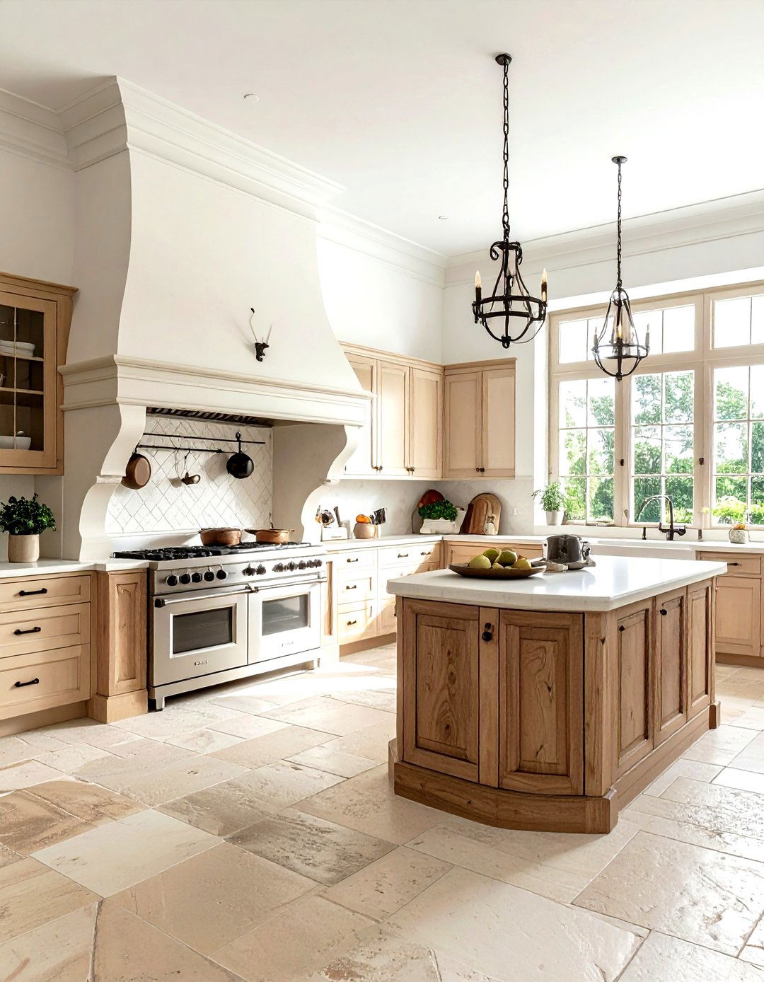 French Provincial Kitchen - 30 kitchen gut renovation ideas