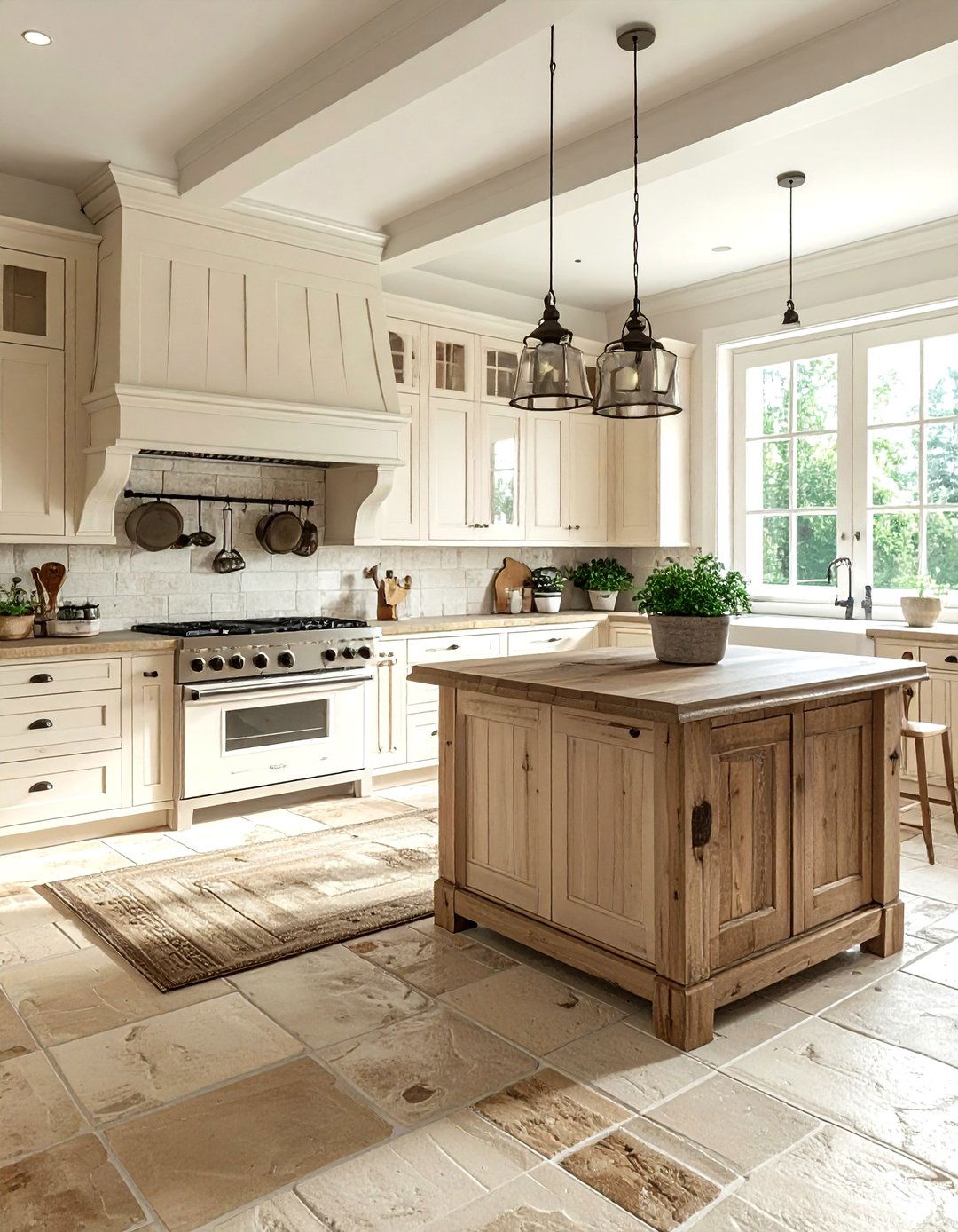 French Provincial Kitchen - 30 historic home decor ideas