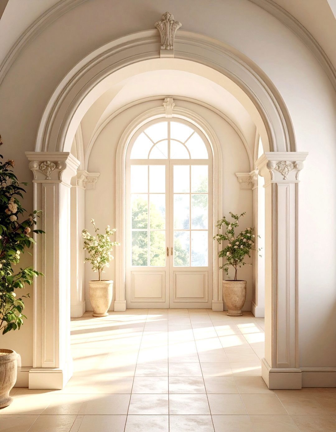 French country arch - 30 kitchen arch ideas