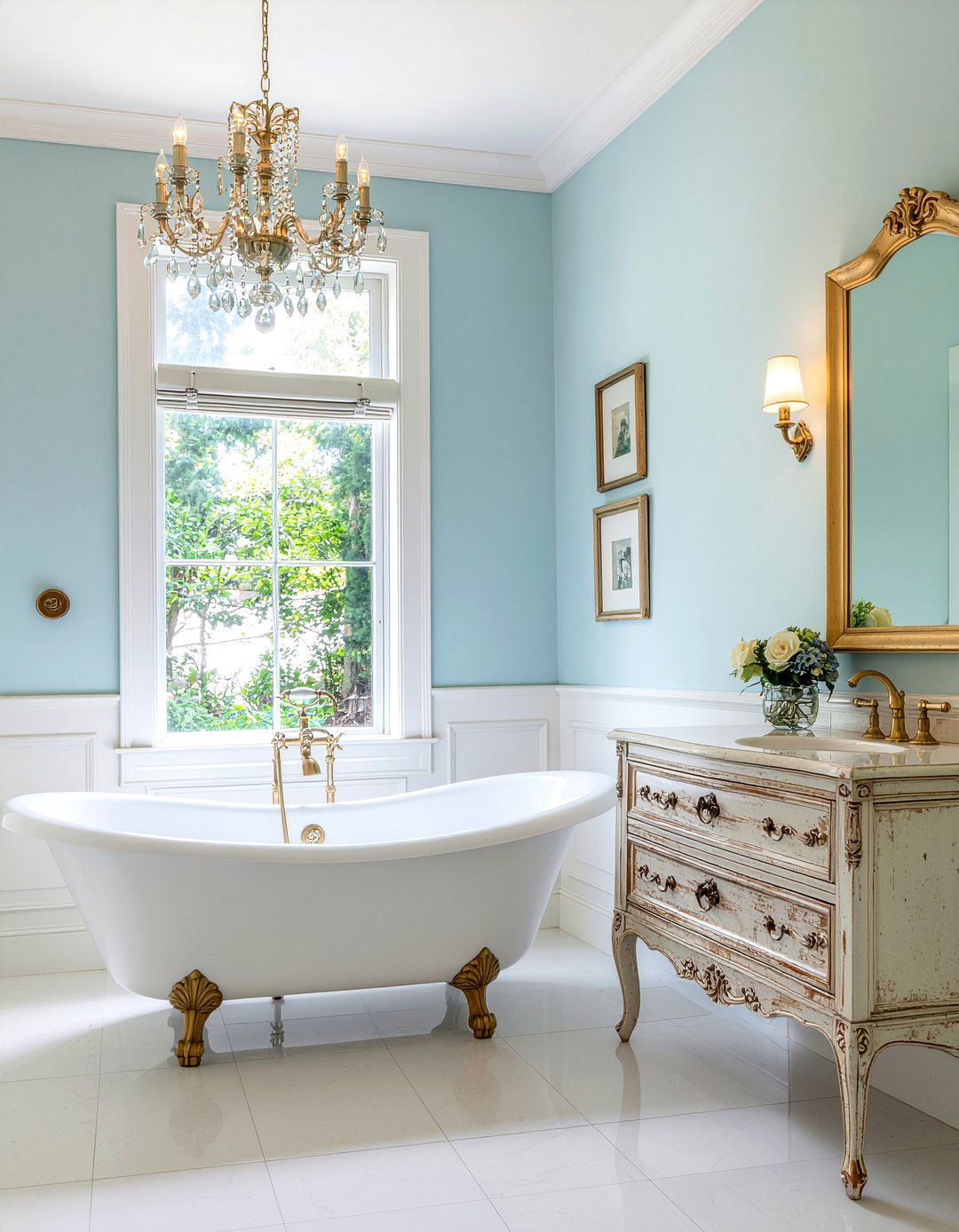 French country bathroom - 30 bathroom personality ideas