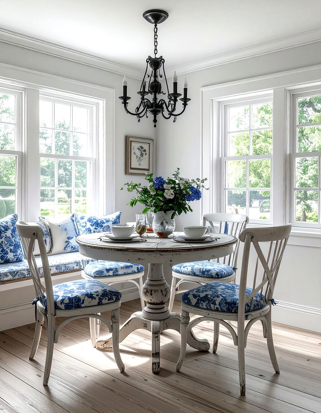 French country breakfast nook - 30 stylish decor ideas