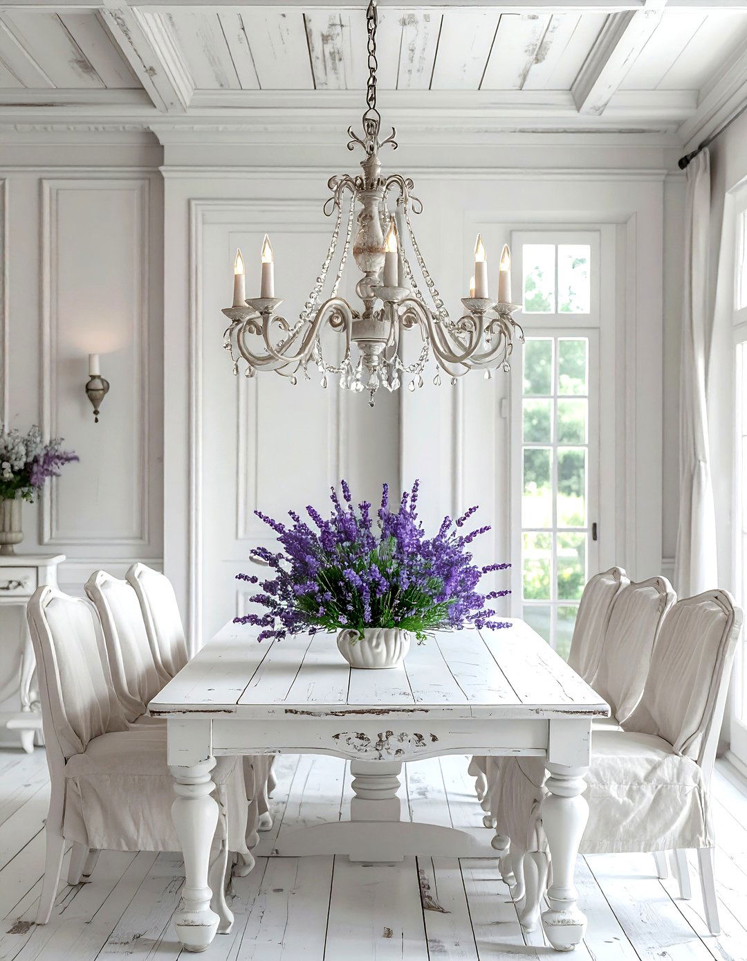 French country chandelier - 30 dining room lamp ideas