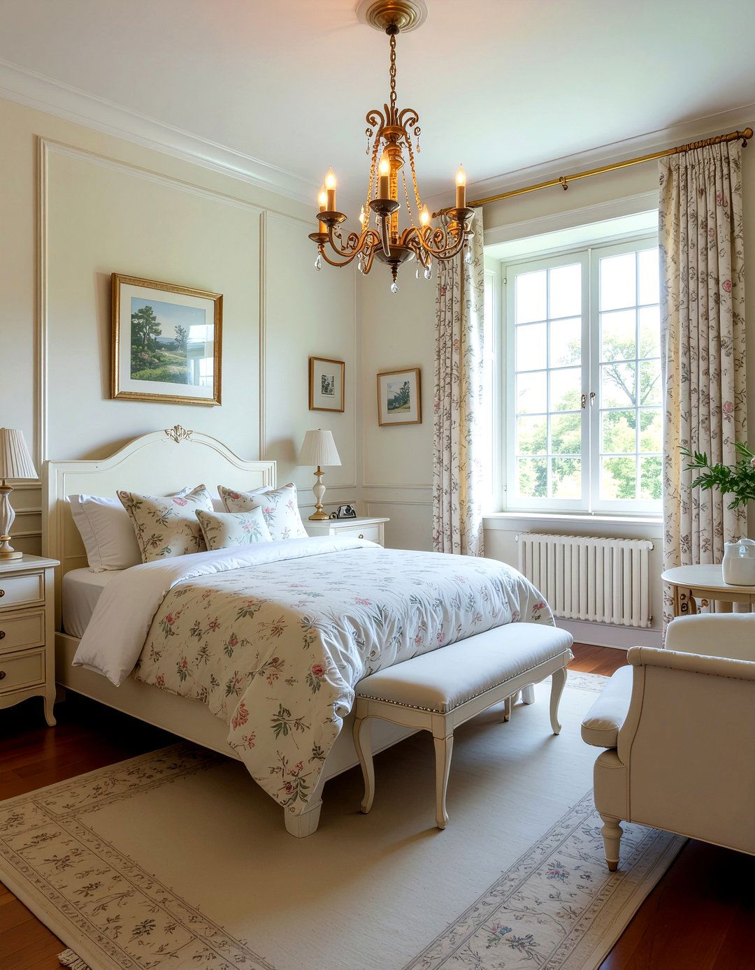 French country cream bedroom - 30 cream bedroom ideas