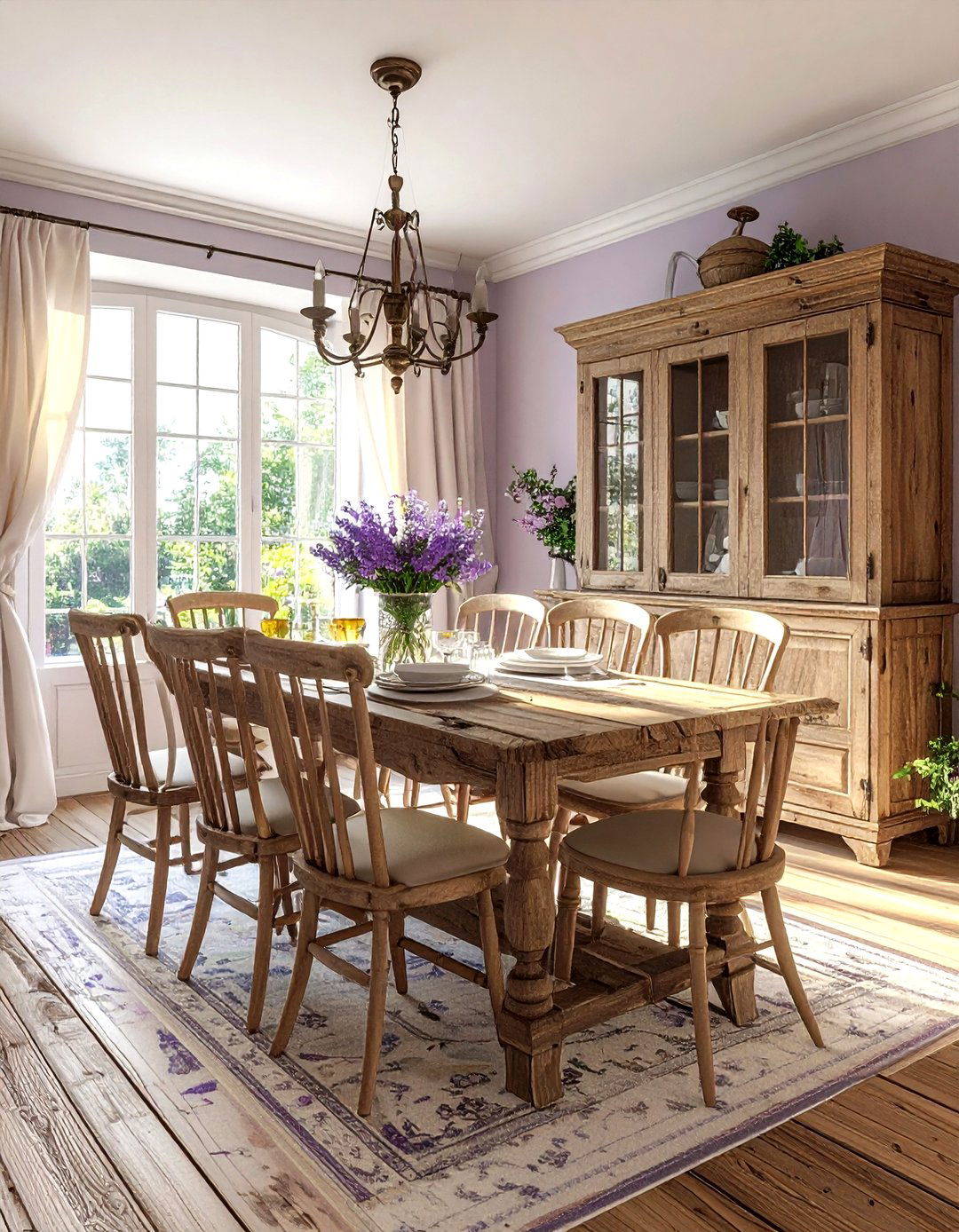 French country dining room - 30 spacious dining room ideas