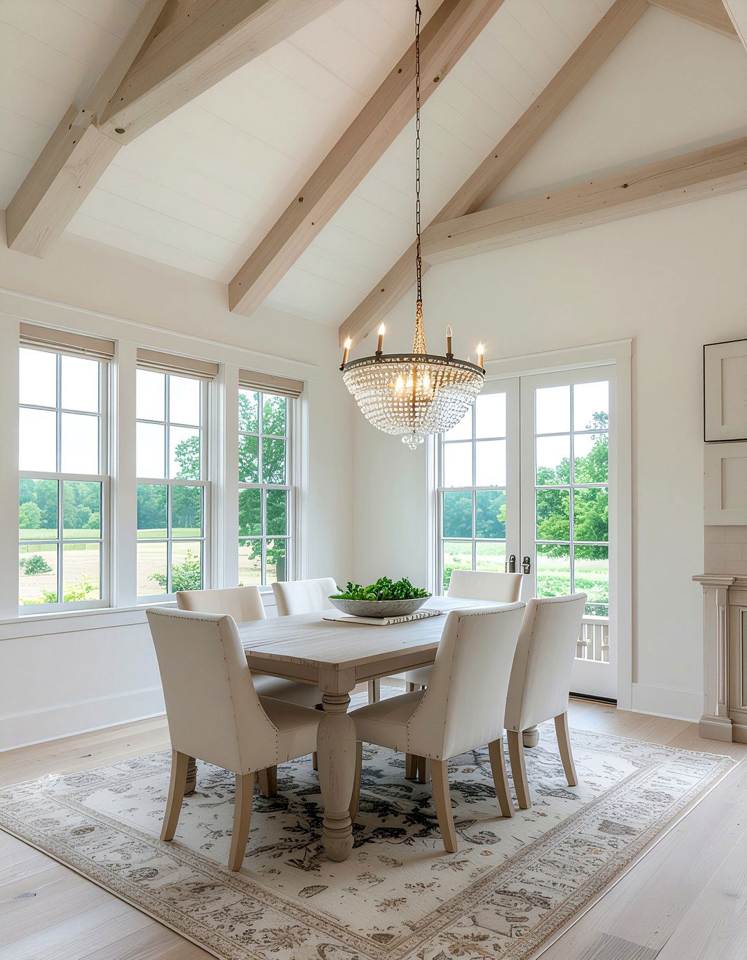 French country dining room vaulted ceiling - 30 dining room vaulted ceiling ideas