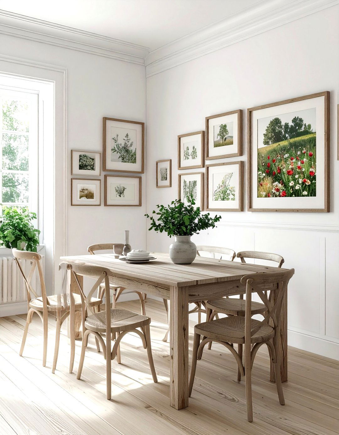 French country wall art - 30 French farmhouse dining room ideas