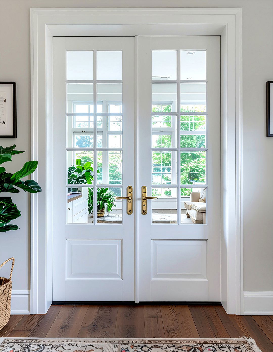 French door interior - 30 enduring decor ideas