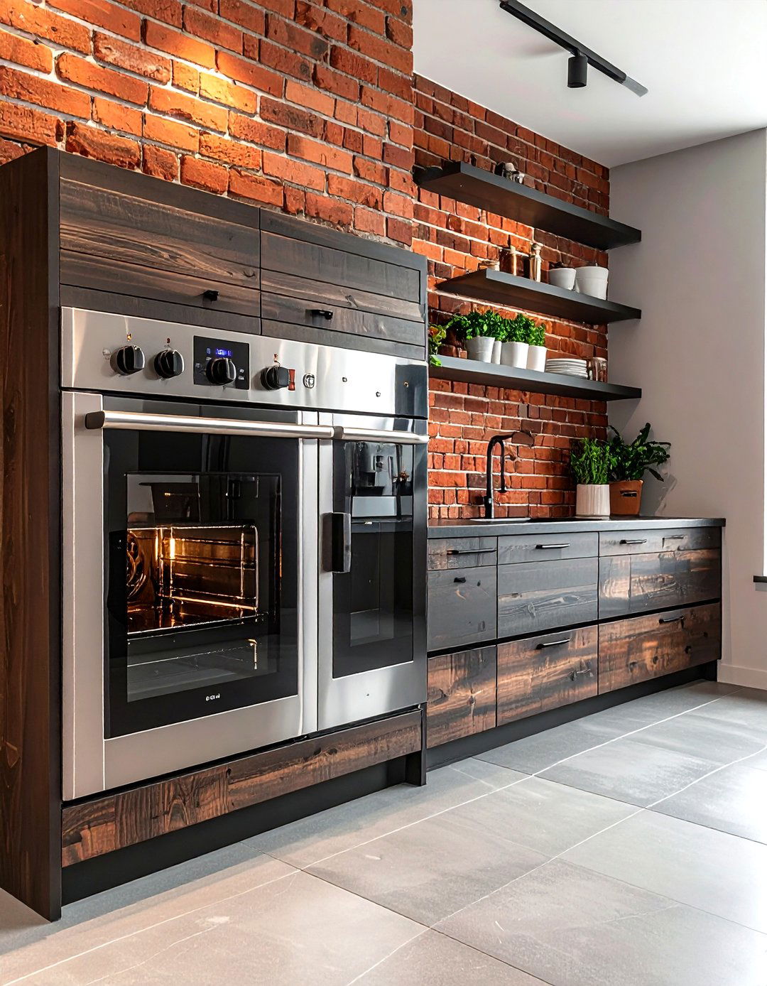 French door wall oven - 30 wall oven kitchen ideas