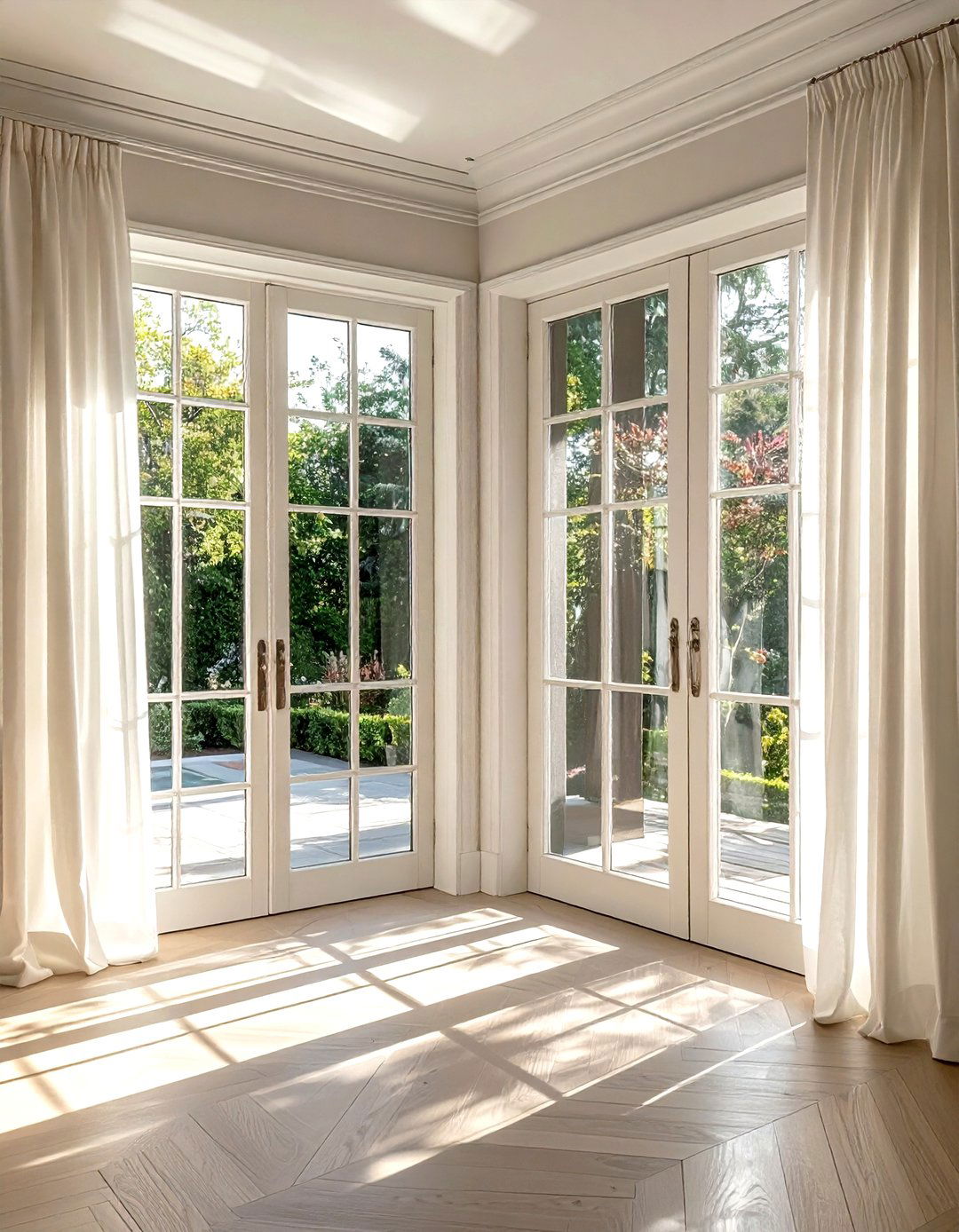 French door - 30 classic decor ideas