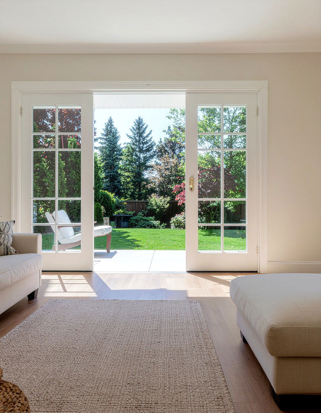 French doors to patio - 30 living room french doors