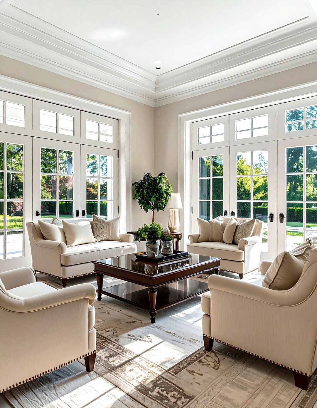 French patio doors - 30 living room with patio doors