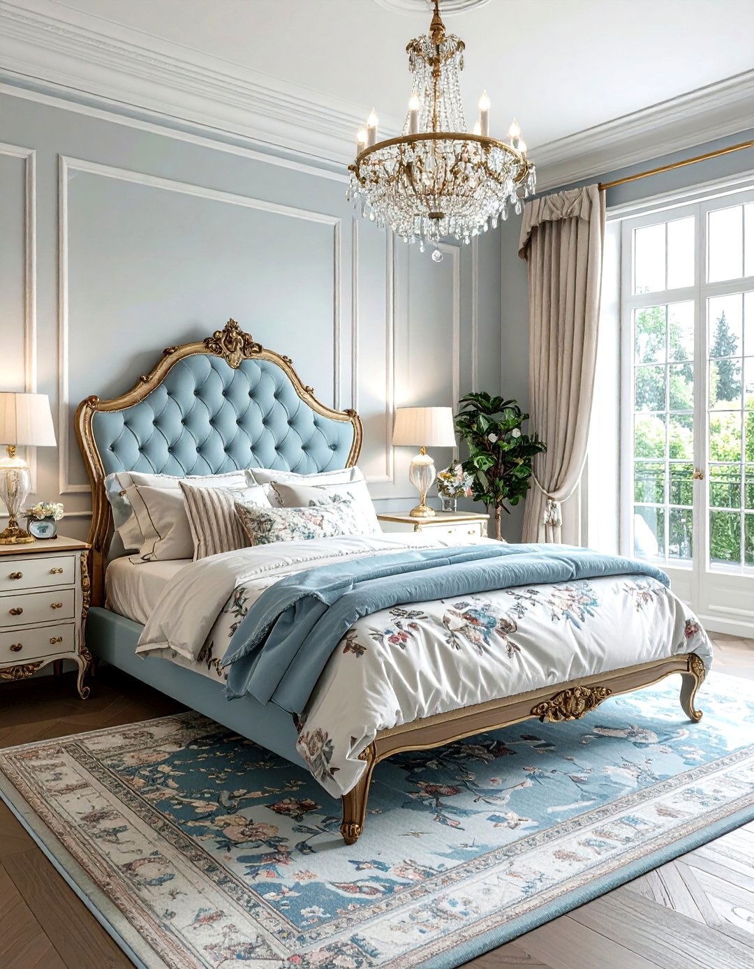 French provincial bedroom - 30 global decor ideas
